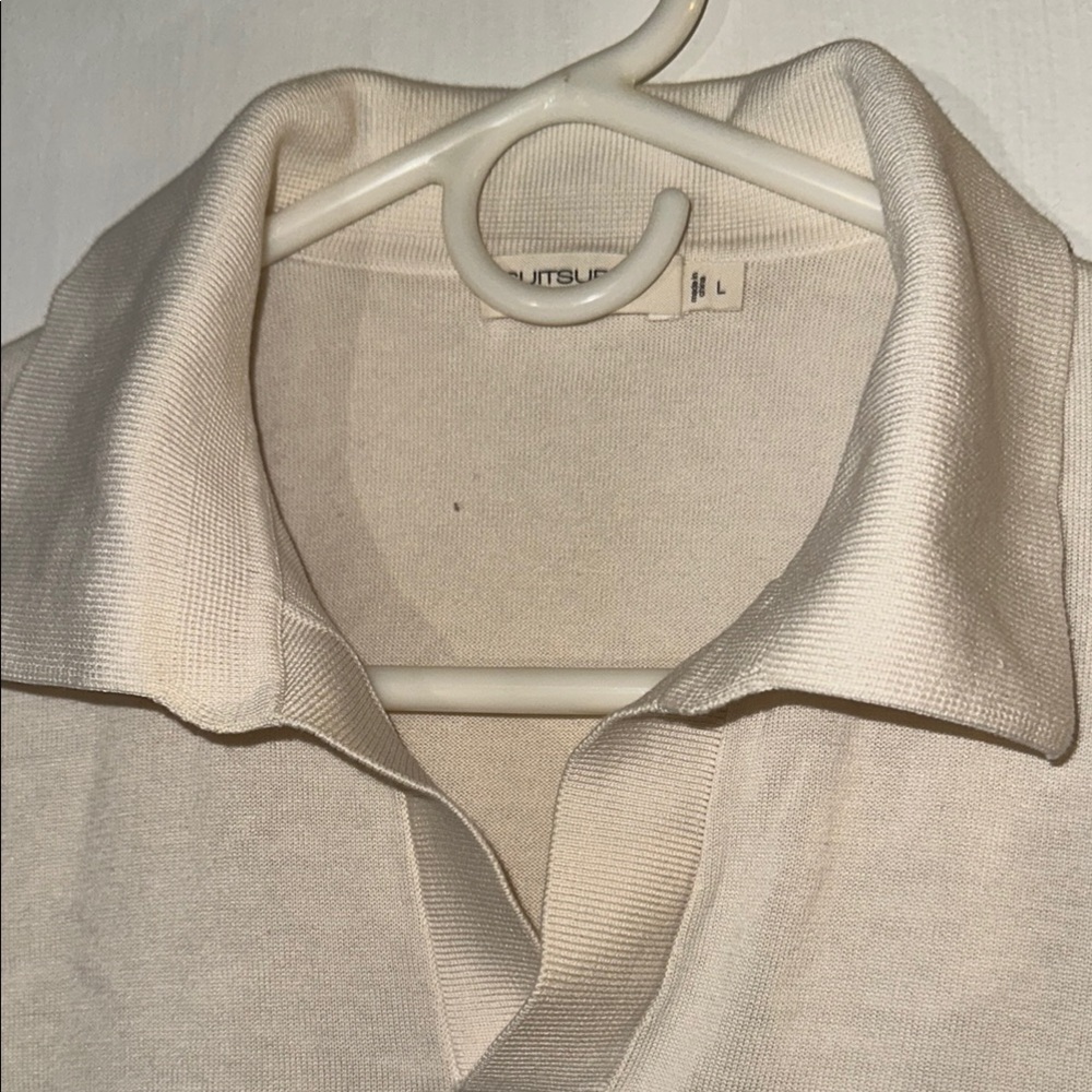 off White buttonless polo - Picture 4 of 5